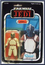 Klaatu (Skiff Guard Outfit) from Star Wars - Return of the Jedi - Basic Series manufactured by Kenner [Front]