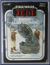 Radar Laser Cannon from Star Wars - Return of the Jedi - Accessories manufactured by Kenner [Front]