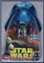 Yoda (Firing Cannon!) from Star Wars - Revenge of the Sith - Collection 1 manufactured by Hasbro [Front]