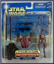 Arena Conflict Accessory Set (with Battle Droid) from Star Wars - Saga - Attack of the Clones manufactured by Hasbro [Front]