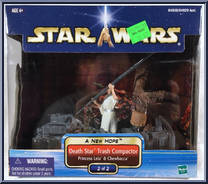 Death Star Trash Compactor (Princess Leia & Chewbacca) from Star Wars - Saga - A New Hope manufactured by Hasbro [Front]