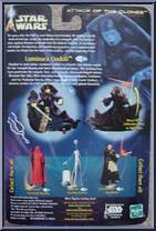 Luminara Unduli (Jedi Master) from Star Wars - Saga - Attack of the Clones manufactured by Hasbro [Back]