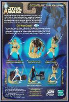 Obi-Wan Kenobi (Coruscant Chase) from Star Wars - Saga - Attack of the Clones manufactured by Hasbro [Back]