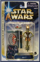 WA-7 (Dexter's Diner) from Star Wars - Saga - Attack of the Clones manufactured by Hasbro [Front]