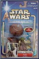 Yoda (Jedi Master) from Star Wars - Saga - Attack of the Clones manufactured by Hasbro [Front]