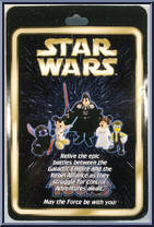 Donald Duck as Han Solo from Star Wars - Star Tours - Basic Series manufactured by Disney [Back]