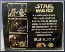 Mickey and Minnie as Luke Skywalker and Princess Leia from Star Wars - Star Tours - Basic Series manufactured by Disney [Back]