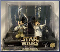 Mickey and Minnie as Luke Skywalker and Princess Leia Action Figure