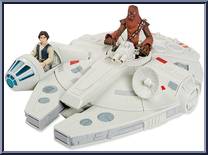 Millennium Falcon Playset with Han and Chewie Action Figure