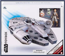 Millennium Falcon Set (with Rey, BB-8 and D-O) Action Figure