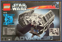 Vader's TIE Advanced from Star Wars - Ultimate Collector Series - Basic Series manufactured by Lego [Back]