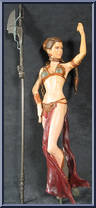 Princess Leia (Sultry) from Star Wars - Unleashed - 2002 Unleashed manufactured by Hasbro [Loose]