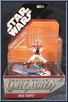 Shock Trooper from Star Wars - Unleashed - Battle Packs - Singles manufactured by Hasbro [Front]