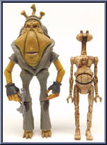 Ben Quadinaros & Otoga-222 from Star Wars - Vintage Collection - Basic Series manufactured by Hasbro [Loose]