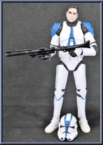Clone Trooper (501st Legion) from Star Wars - Vintage Collection - Basic Series manufactured by Hasbro [Loose]