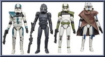 Bad Batch Special 4-Pack from Star Wars - Vintage Collection (2018) - Bad Batch manufactured by Hasbro [Loose]