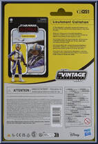 Lieutenant Callahan from Star Wars - Vintage Collection (2018) - Ahsoka manufactured by Hasbro [Back]