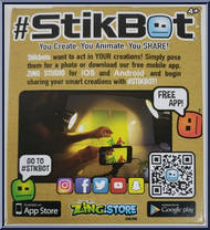 Purple Bot from Stikbot - Basic Series manufactured by Zing [Back]