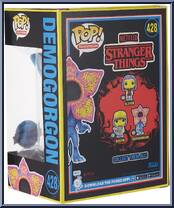 Demogorgon (Black Light) from Stranger Things - Pop! Vinyl Figures manufactured by Funko [Back]