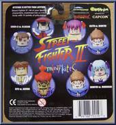 Evil Ryu (1P) / Shin Akuma (2P) (Hollywood) from Street Fighter II - Minimates - Exclusives manufactured by Diamond Select [Back]