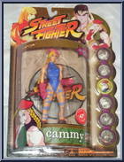 Cammy (Player Four, Blue) from Street Fighter - Round 1 manufactured by ReSaurus [Front]