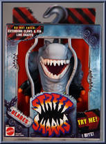 Blades (Light Blue Skin / Yellow Pants / Orange Claws) from Street Sharks - Series 1 manufactured by Mattel [Front]