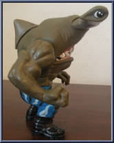 Jab (Brown Skin / Blue Camo Pants) from Street Sharks - Series 1 manufactured by Mattel [Loose]