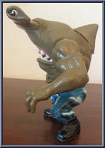 Jab (Brown Skin / Blue Camo Pants) from Street Sharks - Series 1 manufactured by Mattel [Loose]