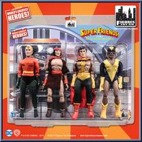 Aquaman / Apache Chief / El Dorado / Black Vulcan from Super Friends - Multi-Packs manufactured by Figures Toy Company [Front]