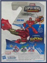 Iron Man (Masters of Kapow) from Super Hero Adventures - Basic Series manufactured by Hasbro [Back]