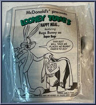 Bugs Bunny as Super Bugs from Super Looney Tunes - Basic Series manufactured by McDonald's [Front]