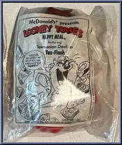 Tasmanian Devil as Taz-Flash from Super Looney Tunes - Basic Series manufactured by McDonald's [Front]