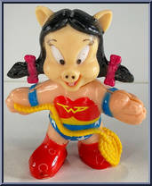 Petunia Pig as Wonder Pig from Super Looney Tunes - Basic Series manufactured by McDonald's [Loose]