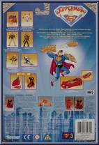Superman (Vision Blast) from Superman - Animated Series - Deluxe Figures manufactured by Kenner [Back]