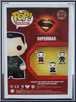Superman from Superman - Superman Man of Steel Pop! manufactured by Funko [Back]