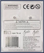 Fire Mario (Promo) from Super Mario - Collectible Figures manufactured by Goldie Marketing [Back]