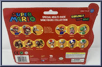 Mario / Mario / Fire Mario from Super Mario - Mini Figure Collection- Multi-Packs manufactured by Goldie Marketing [Back]