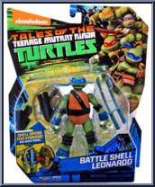Battle Shell Leonardo from Tales of the Teenage Mutant Ninja Turtles - Basic Series manufactured by Playmates [Front]