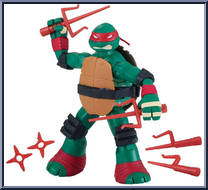 Battle Shell Raphael from Tales of the Teenage Mutant Ninja Turtles - Basic Series manufactured by Playmates [Loose]