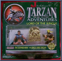 Leopard Man vs Jungle King Tarzan Action Figure