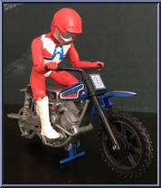 Super Stunt Dirt Bike (Red Driver) from Team America - Accessories manufactured by Ideal [Loose]