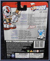 Art & Aries from Tech Deck Dude - Zoods 1 manufactured by X-Concepts [Back]