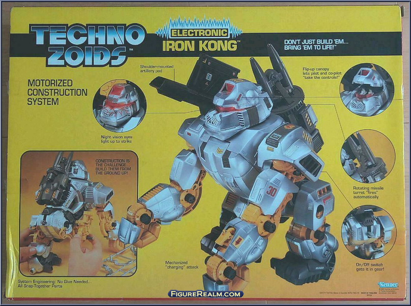 Iron Kong - Techno Zoids - Electronic - Kenner Action Figure