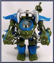 Andro-Skeleton Leonardo from Teenage Mutant Ninja Turtles - Muta Force manufactured by Playmates [Loose]