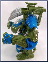 Andro-Skeleton Leonardo from Teenage Mutant Ninja Turtles - Muta Force manufactured by Playmates [Loose]