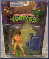 April O'Neil [Walmart Reissue] from Teenage Mutant Ninja Turtles - 1996 - Basic Figures manufactured by Playmates [Front]