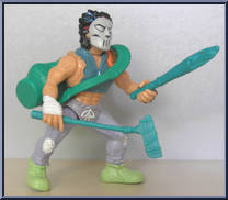 Casey Jones from Teenage Mutant Ninja Turtles - 1989 - Basic Figures manufactured by Playmates [Loose]