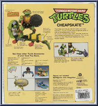Cheapskate from Teenage Mutant Ninja Turtles - 1988 - Accessories manufactured by Playmates [Back]