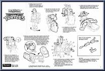 Construction Mutation Leo from Teenage Mutant Ninja Turtles - Mighty Mutations manufactured by Playmates [Instructions]