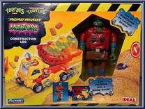 Construction Mutation Leo from Teenage Mutant Ninja Turtles - Mighty Mutations manufactured by Playmates [Front]